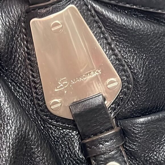 B. Makowsky Leather Shoulder Bag B30 - Picture 3 of 12